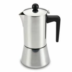 BonJour 9oz Stovetop Espresso Maker | Stainless Steel