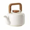 BonJour 4-Cup Ceramic Teapot | Matte White