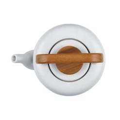 BonJour 4-Cup Ceramic Teapot | Matte White -Curious Shop teapot5