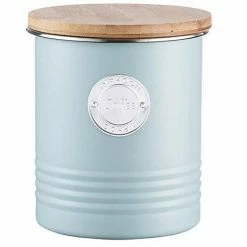 Typhoon Living Collection | 1-Quart Coffee Canister - Blue