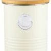 Typhoon Living Collection | 1-Quart Coffee Canister - Cream -Curious Shop typhoon living cream 33.8 ounce coffee canister 1400.975 1 2