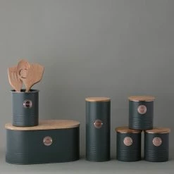 Typhoon Living Collection | 1-Quart Coffee Canister - Green -Curious Shop typhoon living green range 2 2