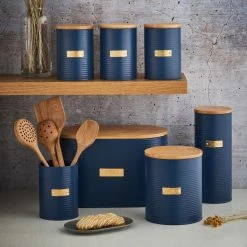 Typhoon Otto Collection | 1.5-Quart Tea Canister - Navy 7 Typhoon Otto Collection | 1.5-Quart Tea Canister - Navy -Curious Shop typhoon otto navy storage 2