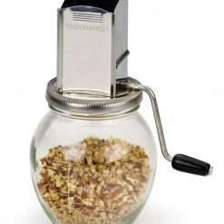 RSVP International RSVP Endurance Vintage Manual Nut Grinder - 1.25 Cup Capacity Jar
