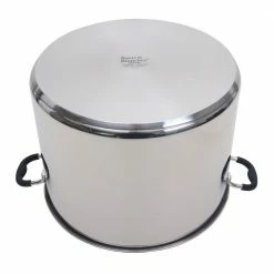 Roots & Branches Harvest Stainless Steel Multi-Use Canner With Glass Lid -Curious Shop vkp1130 1000 03