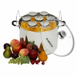 Roots & Branches Harvest Stainless Steel Multi-Use Canner With Glass Lid