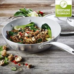 GreenPan Venice Pro Evershine 12" Wok With Lid 7 GreenPan Venice Pro Evershine 12" Wok With Lid -Curious Shop wok life 2