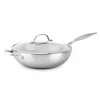 GreenPan Venice Pro Evershine 12" Wok With Lid -Curious Shop wok new